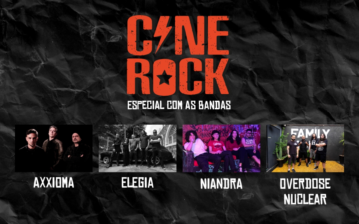 Cine Rock traz quatro bandas nesta quinta-feira
