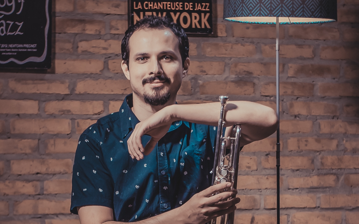 Trompetista Diego Garbin se apresenta no Jazz no Galpão